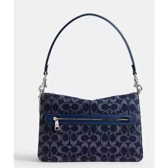 Coach Tabby Sugnature Denim 15 NWT - Picture 3 of 8